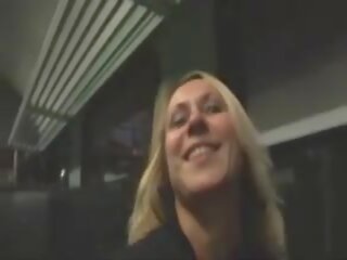 Charming Blonde Playing on the Train, Free adult video 4d | xHamster